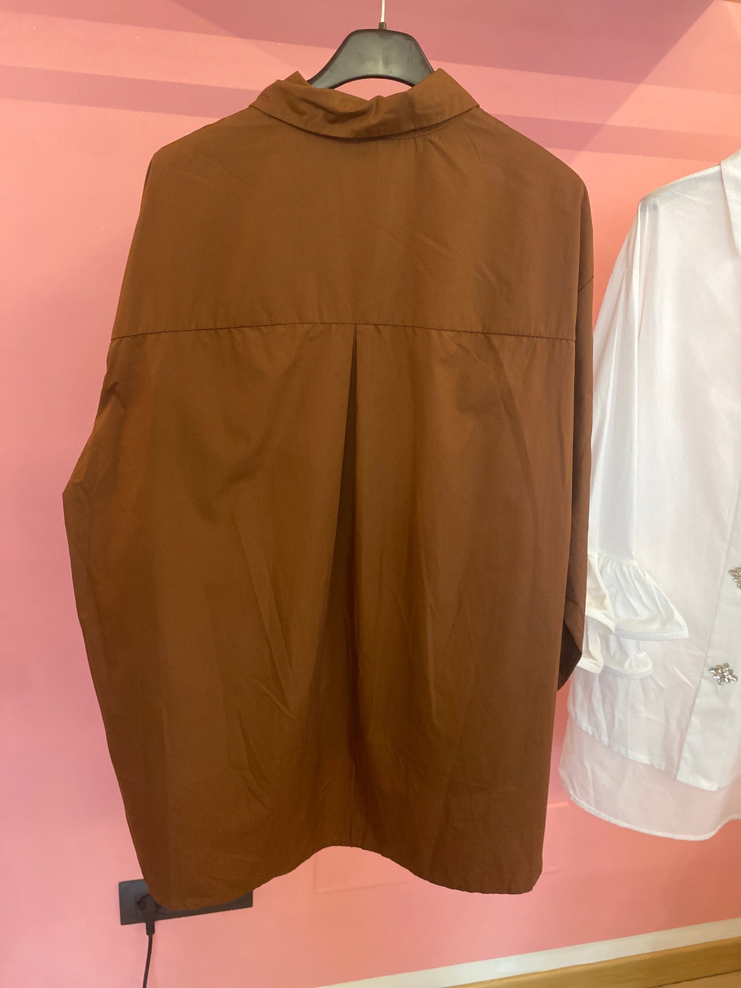 Camicia gioiello marrone