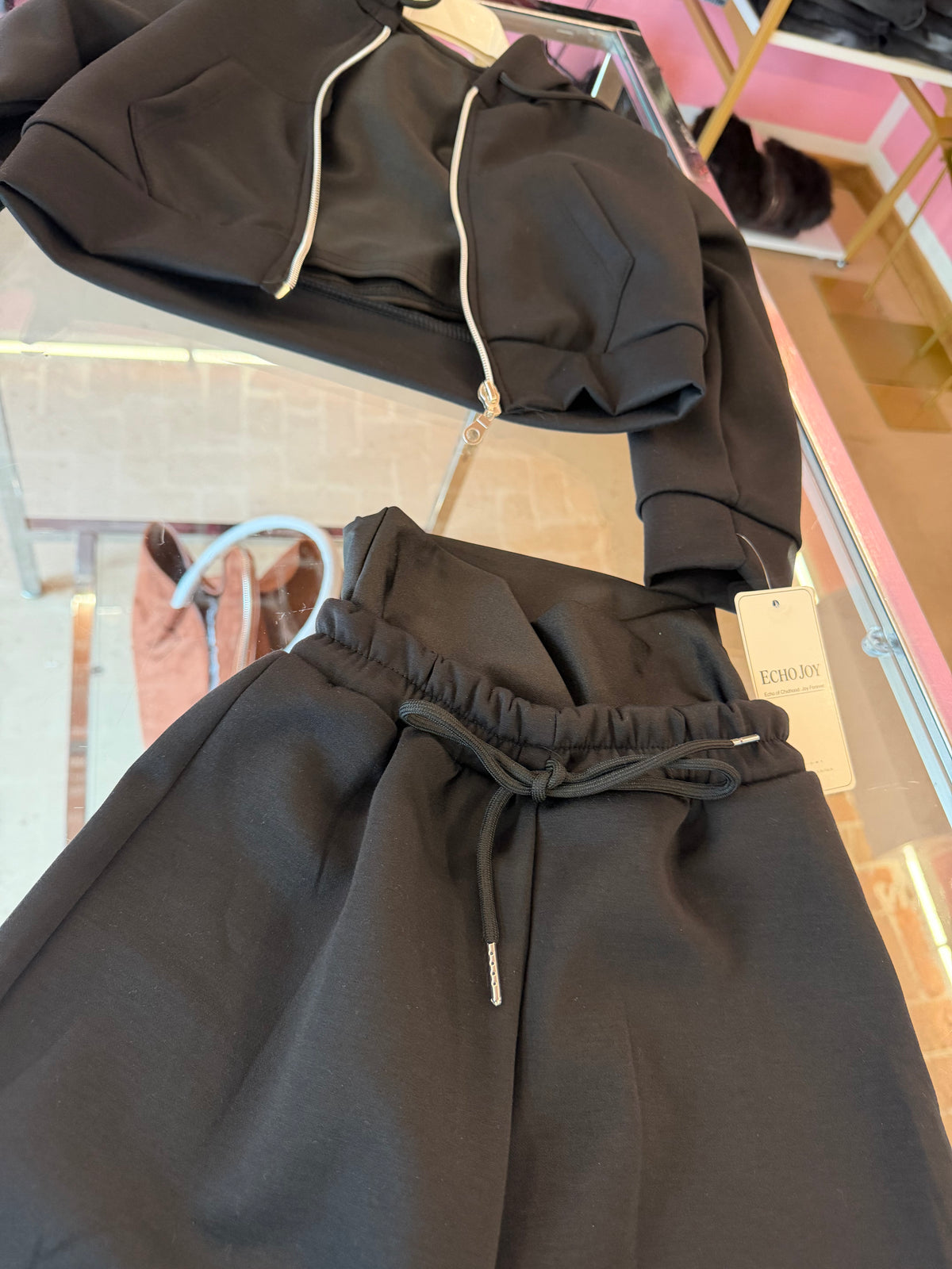 Tuta fascia tre pezzi nera