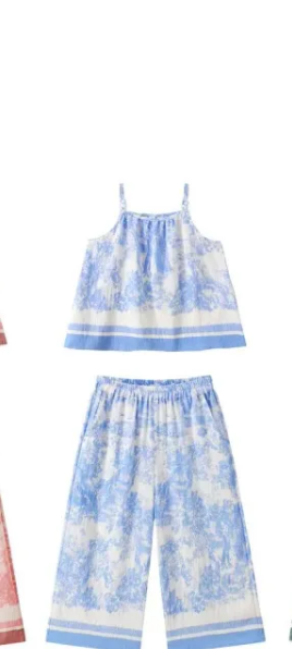 Completo stampa Dior bimba