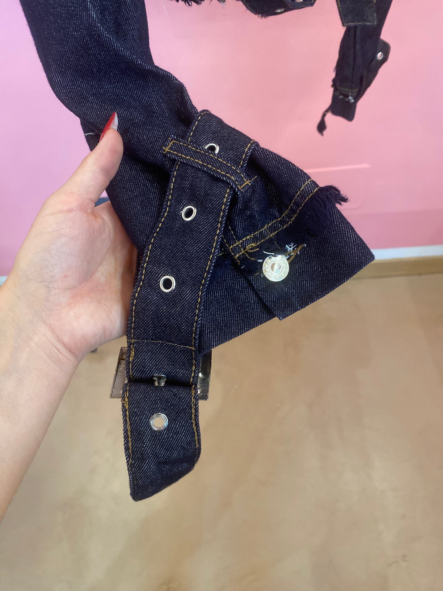 Giacca Denim lacci