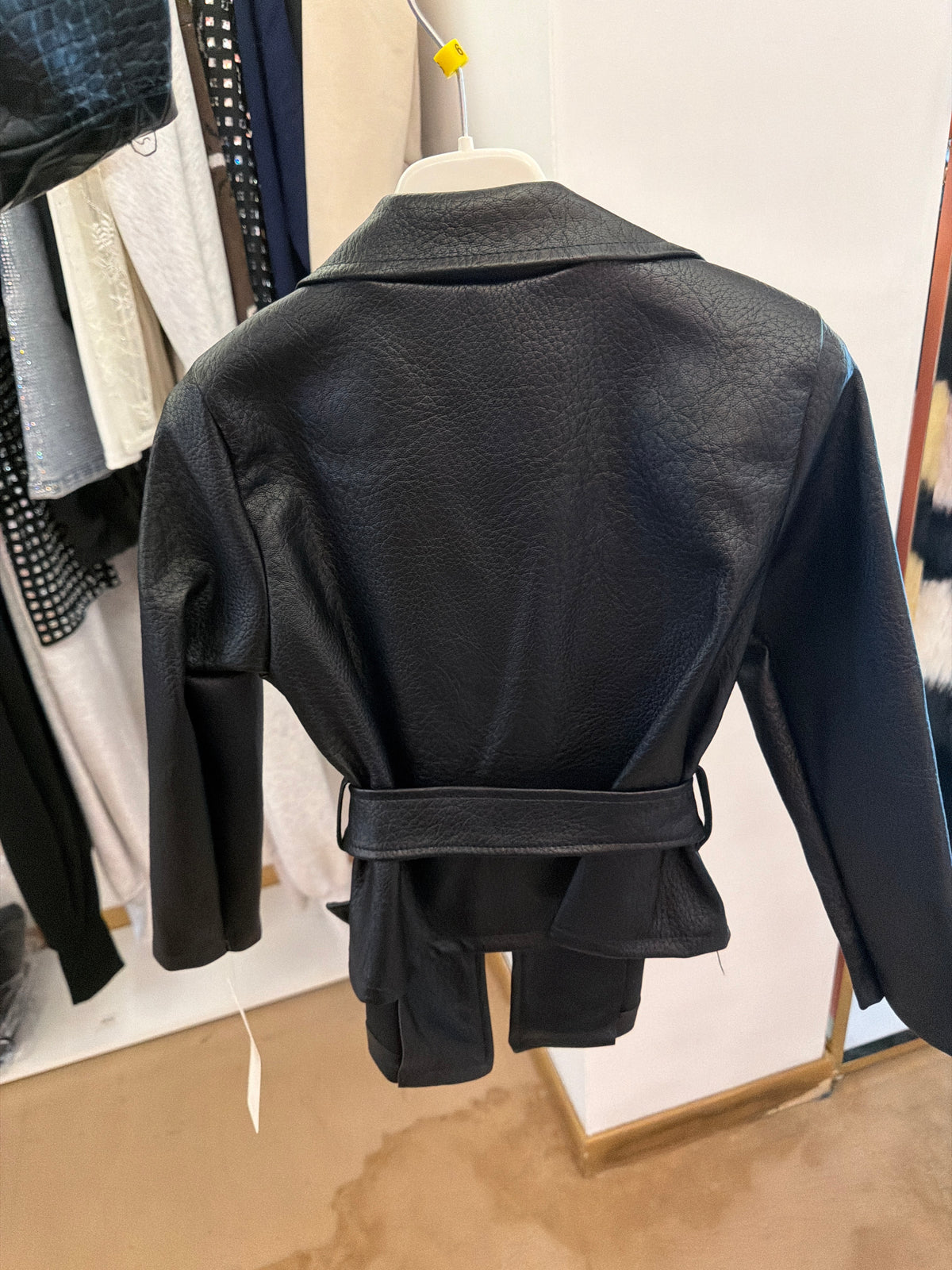 Giacca eco pelle bimba