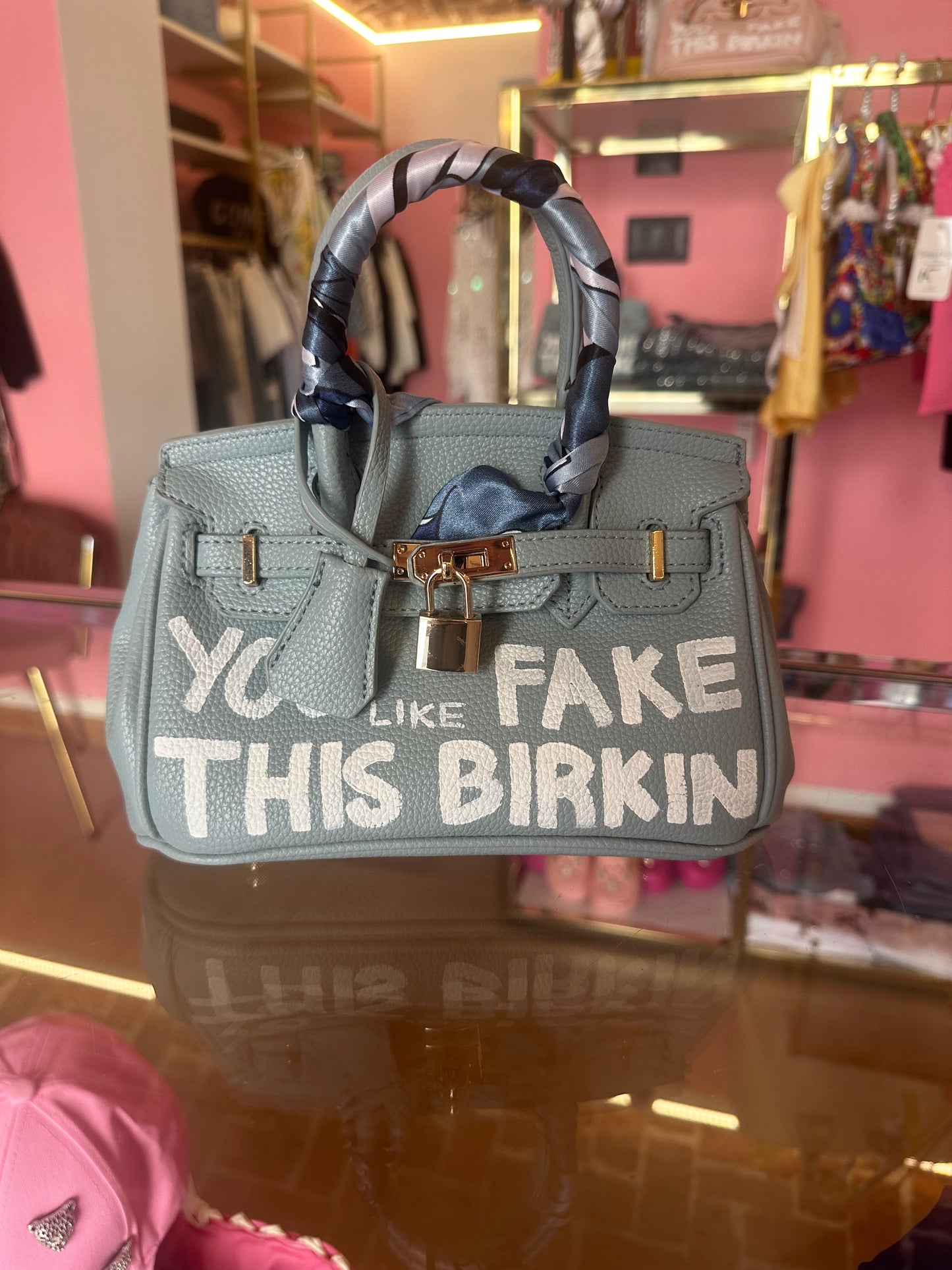 Mini Birkin azzurra 🦋