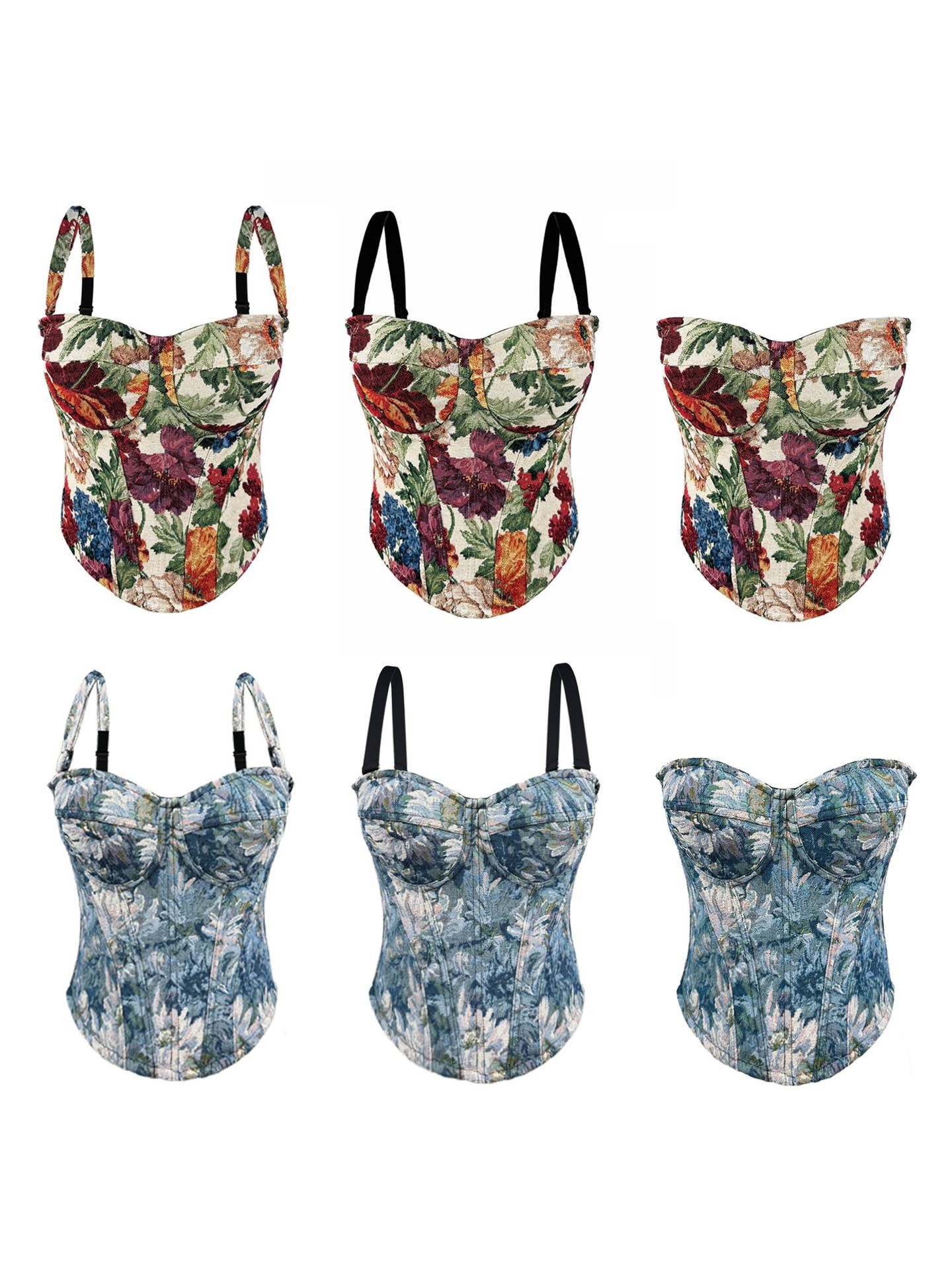 Corsetto con lacci in raso