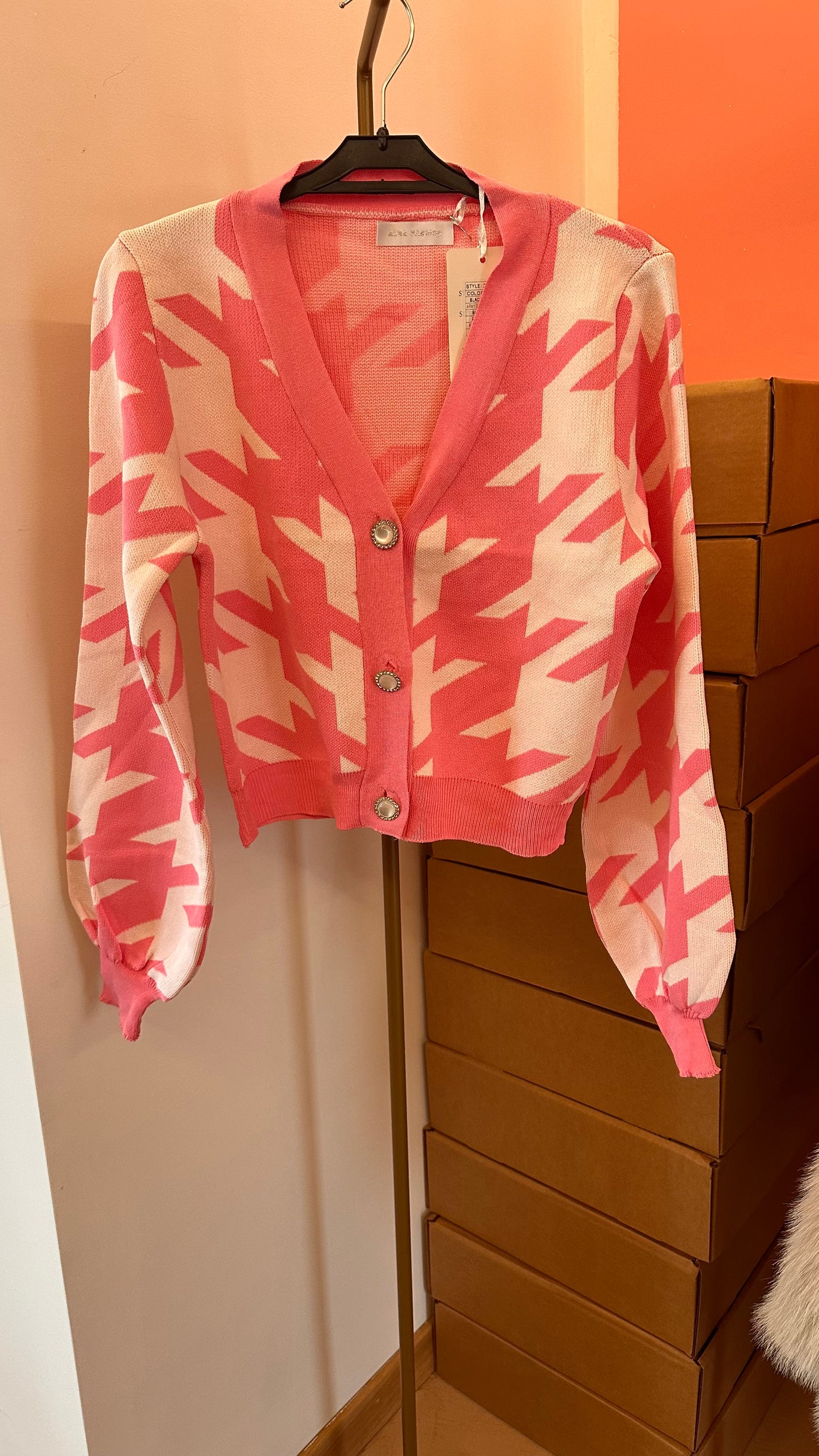 Maglia fantasia Crop