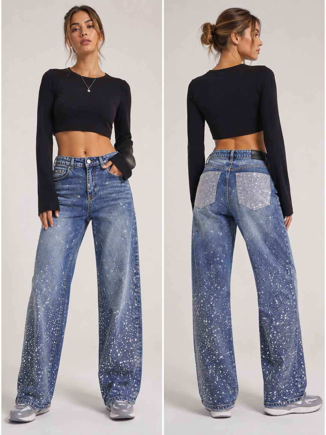 Jeans ballon diamon