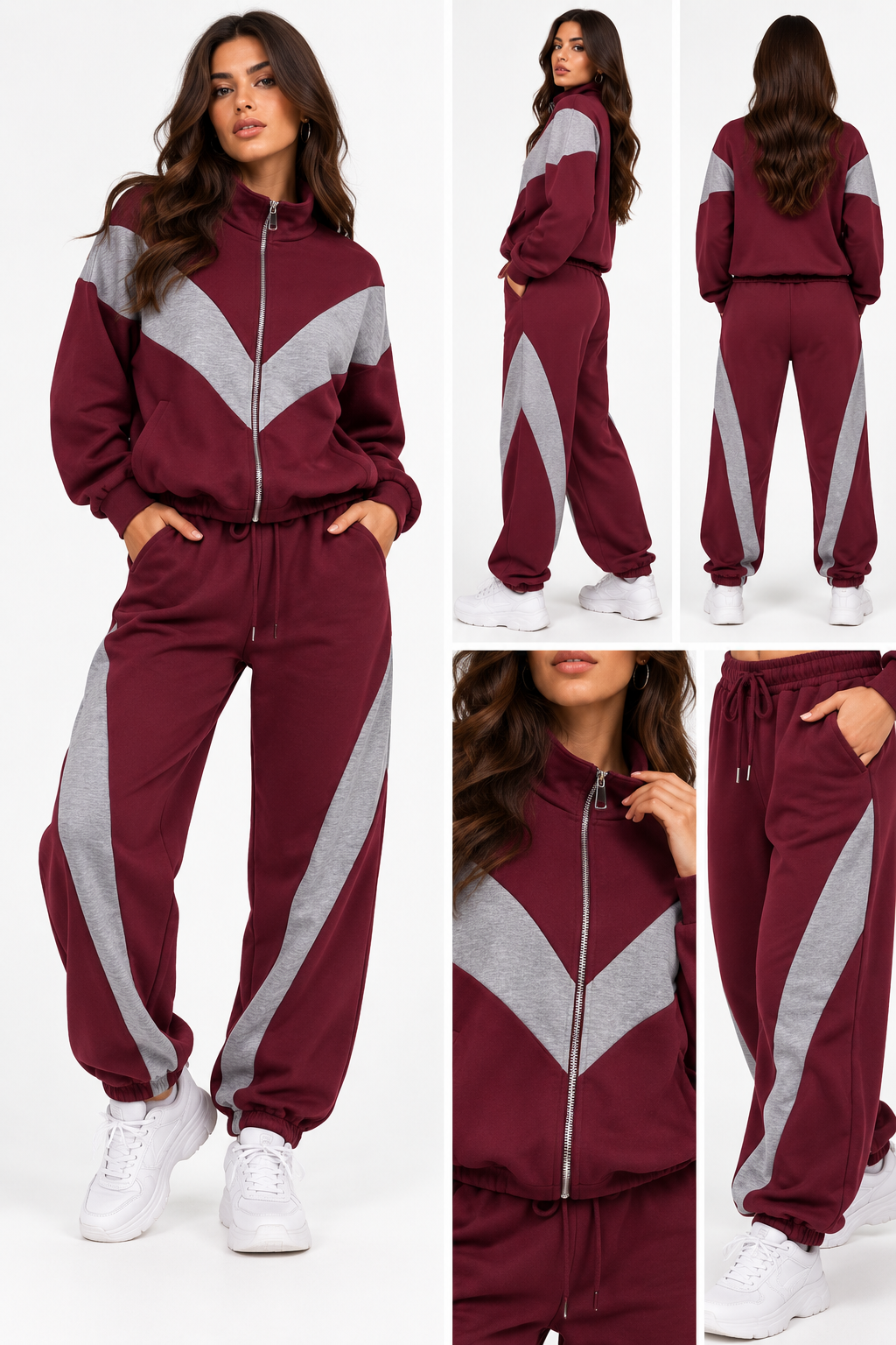 Tuta bordeaux