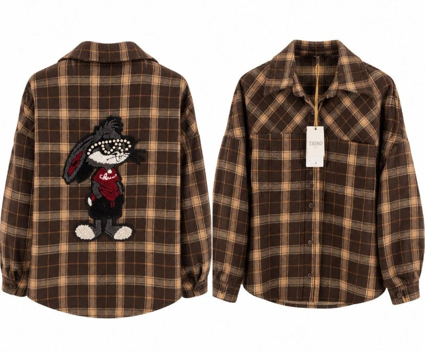Camicia quadri con dettagli