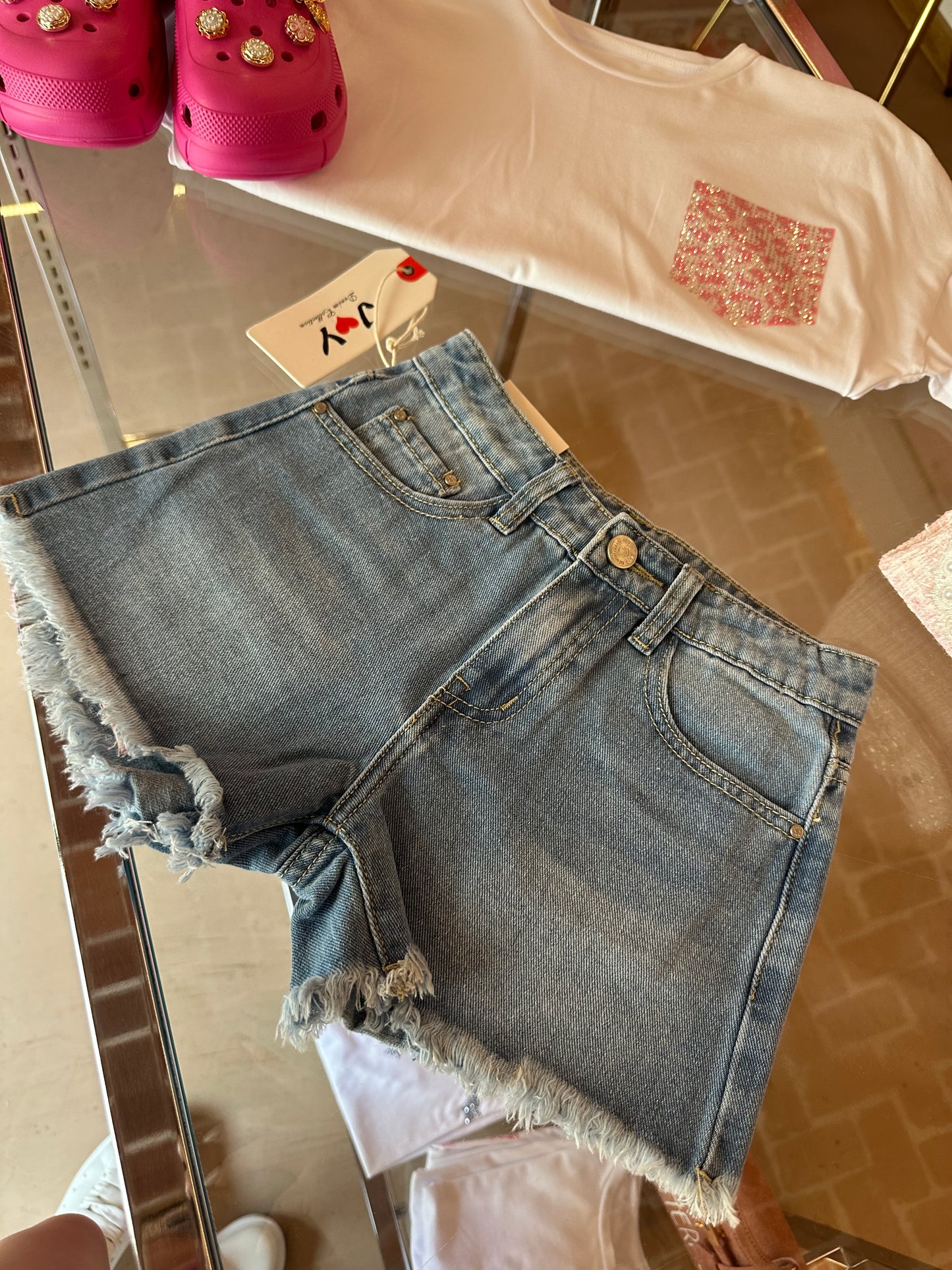 SHORT TASCA ROSA 💓(bimba) ￼