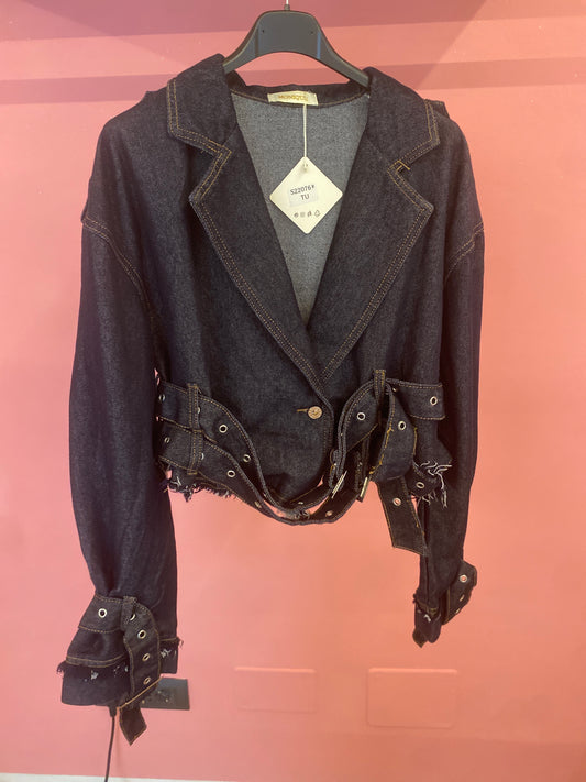 Giacca Denim lacci
