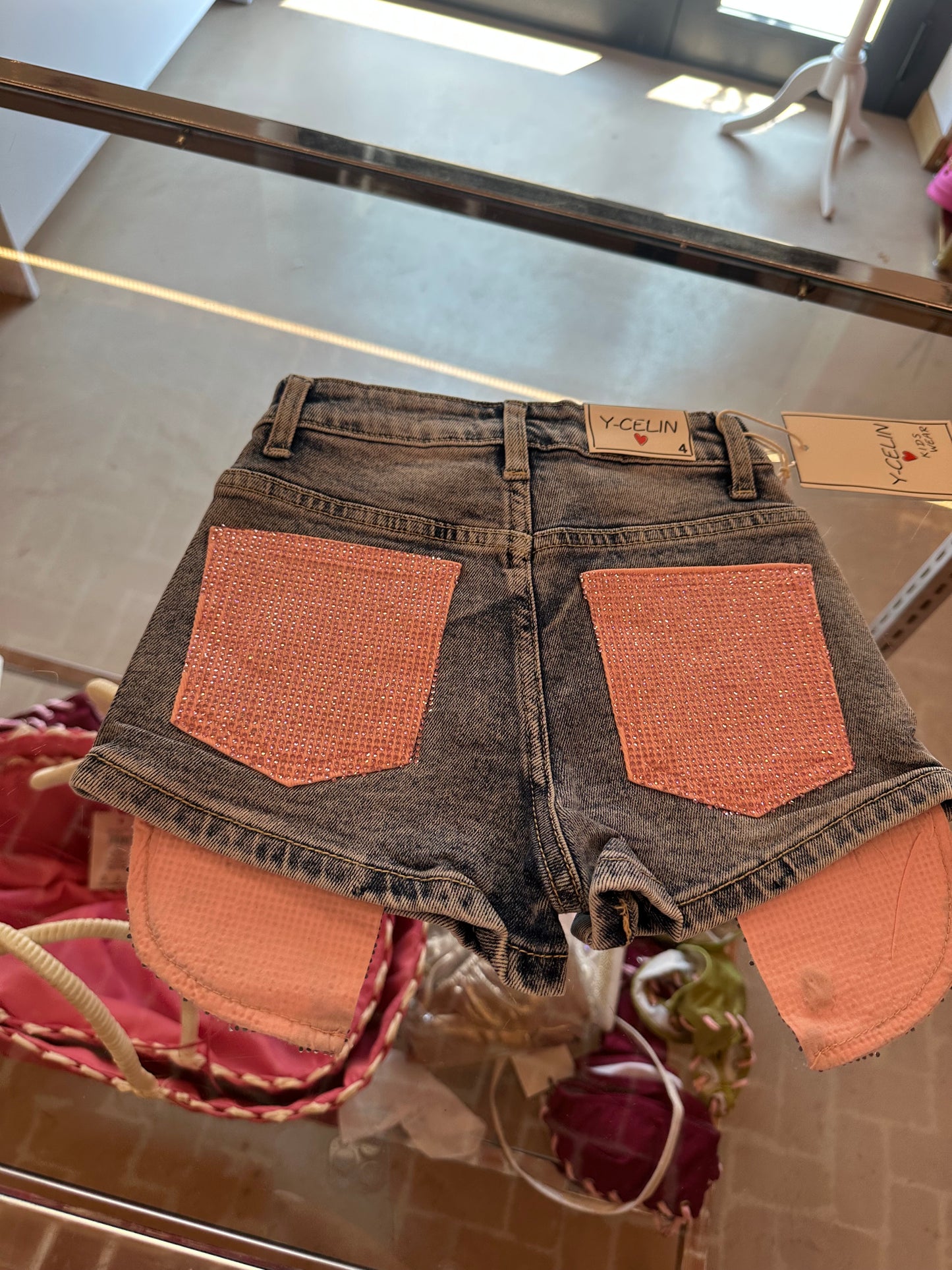 Short doppia tasca rosa 💓