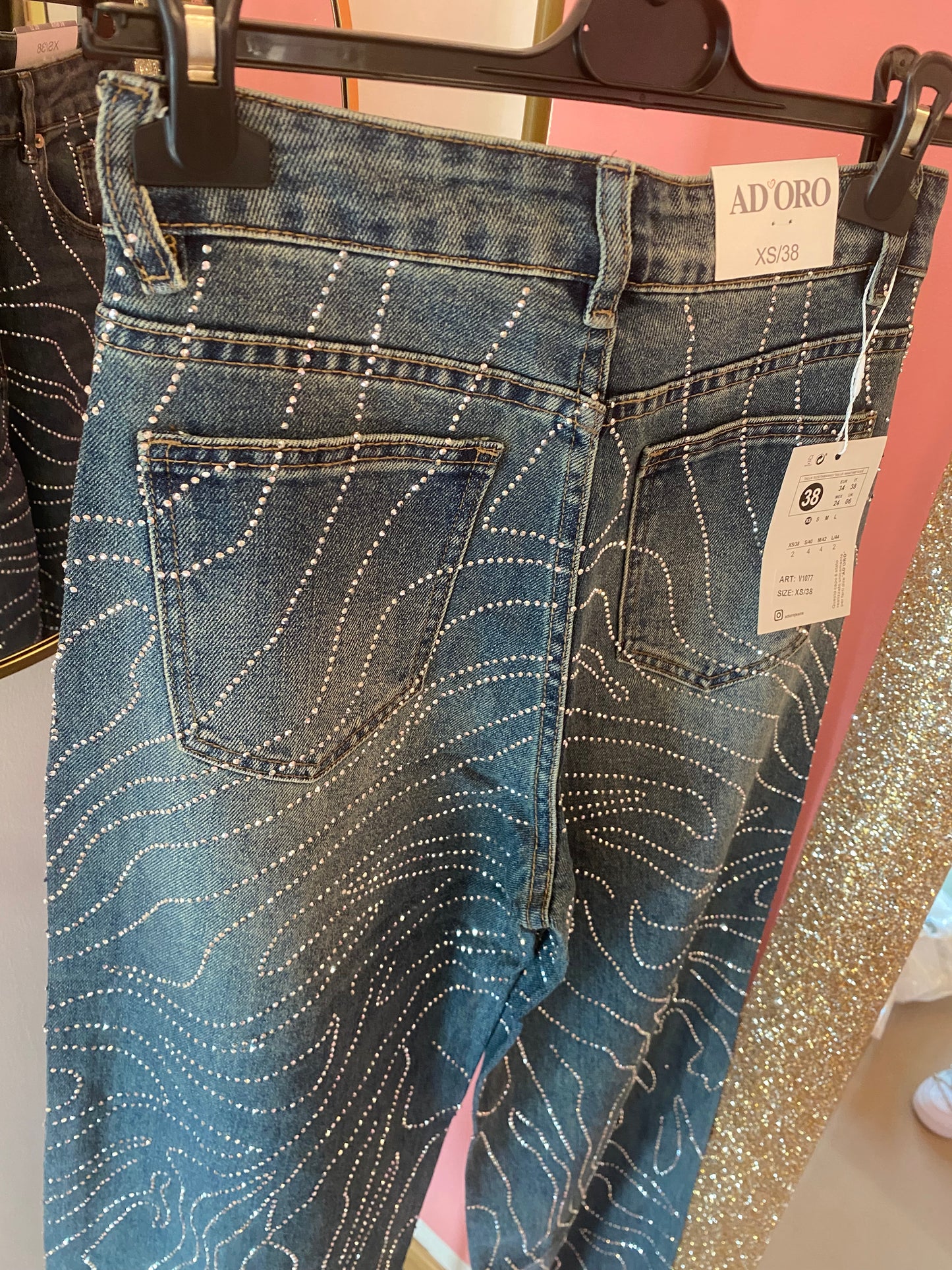 Jeans strass