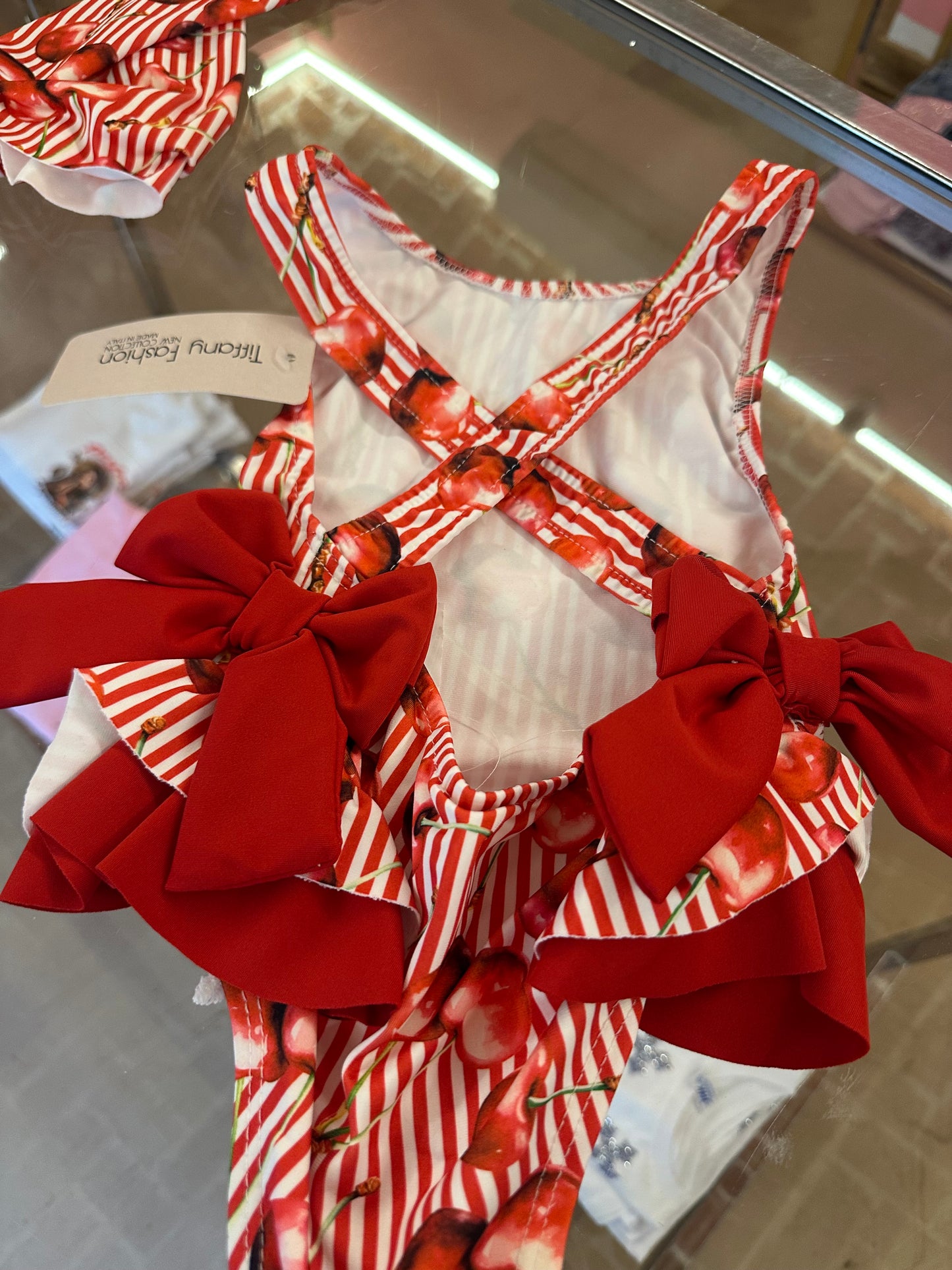 Costume bimba, fiocco, ciliegia 🍒