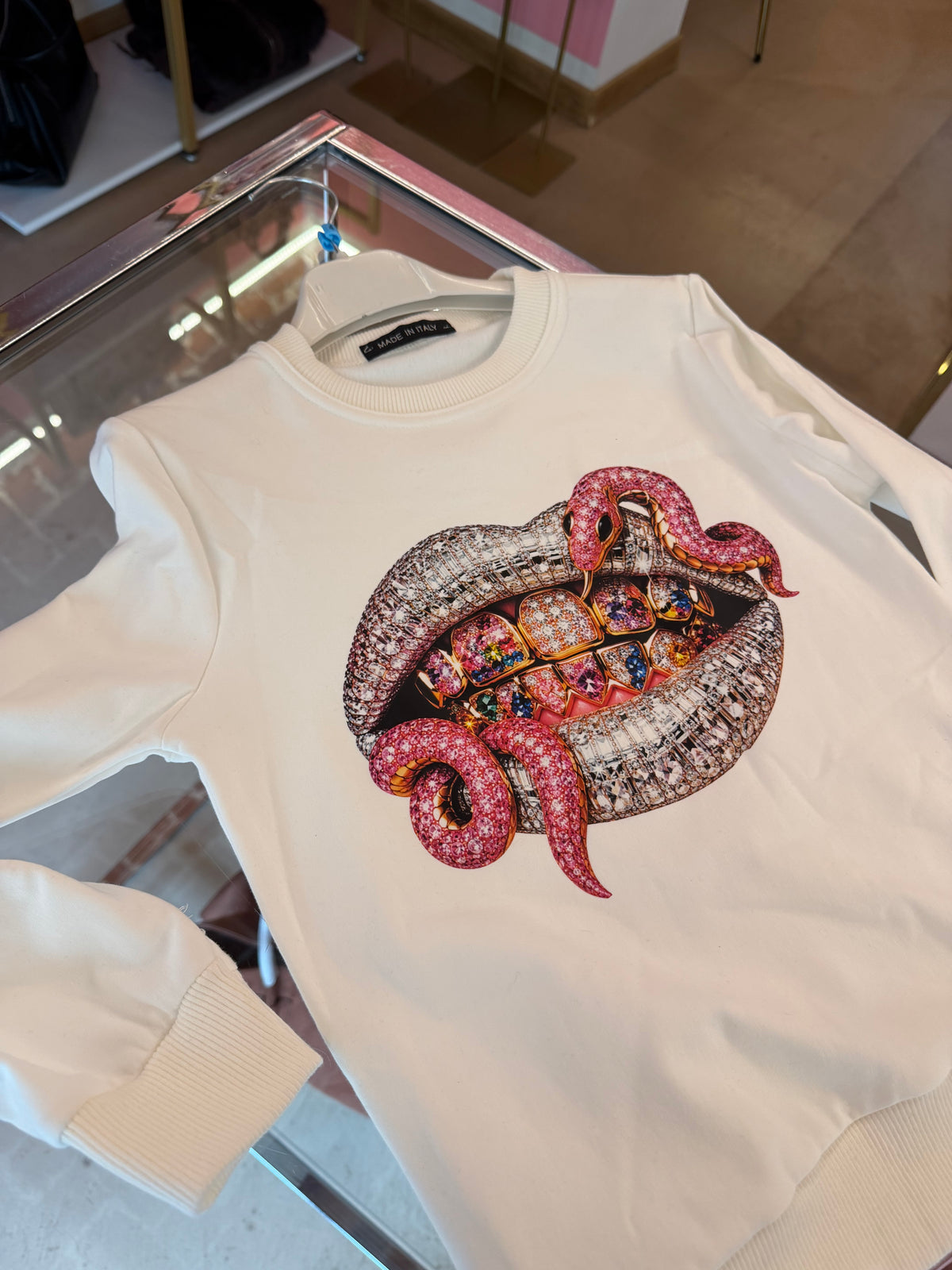 Felpa bocca Diamond