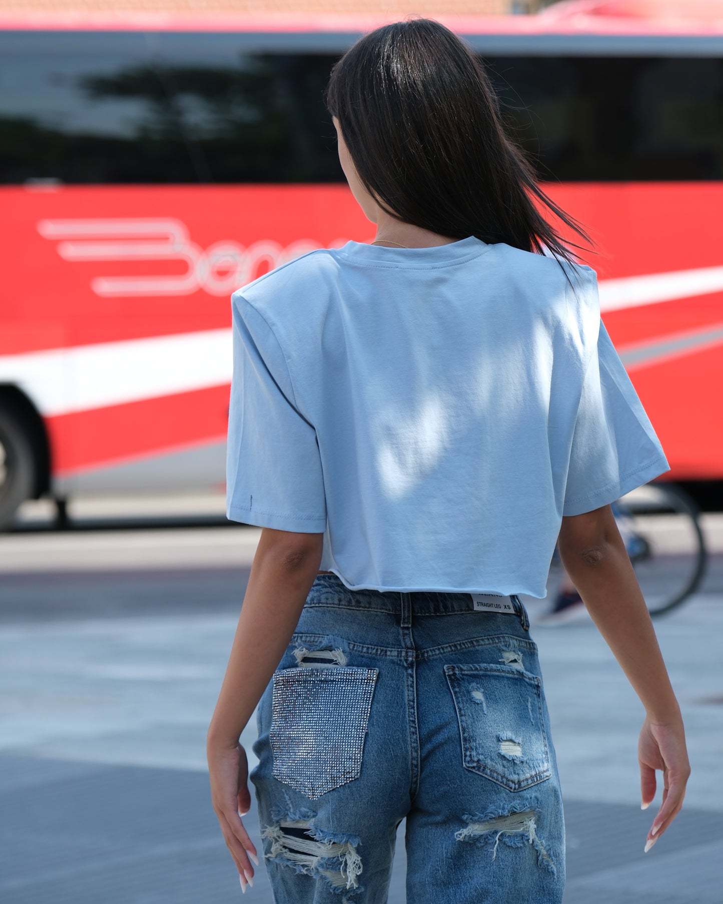 Jeans galassia argento