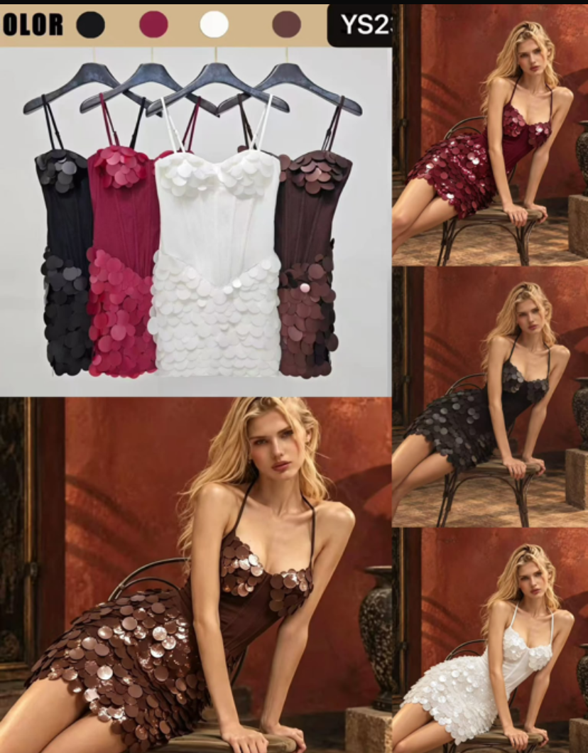 Vestito paillettes