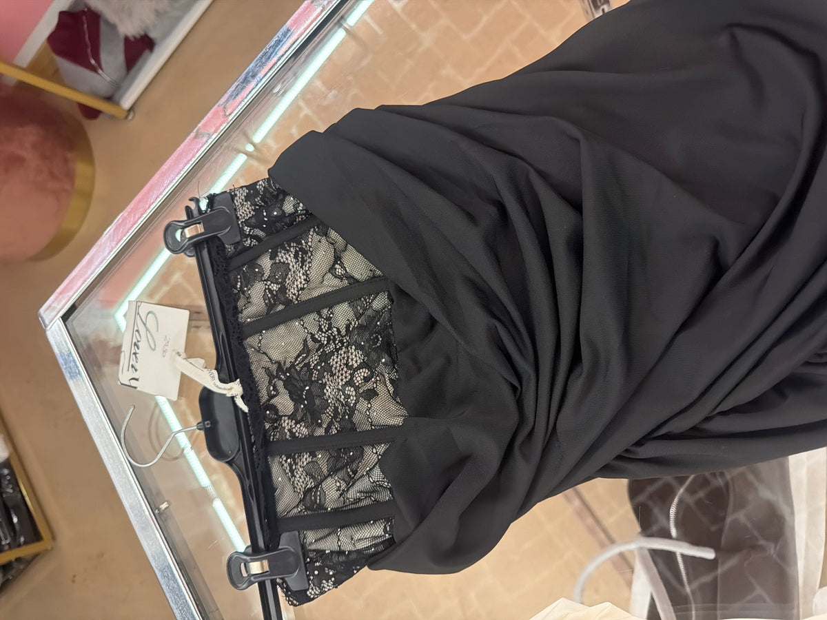 Set pizzo nero