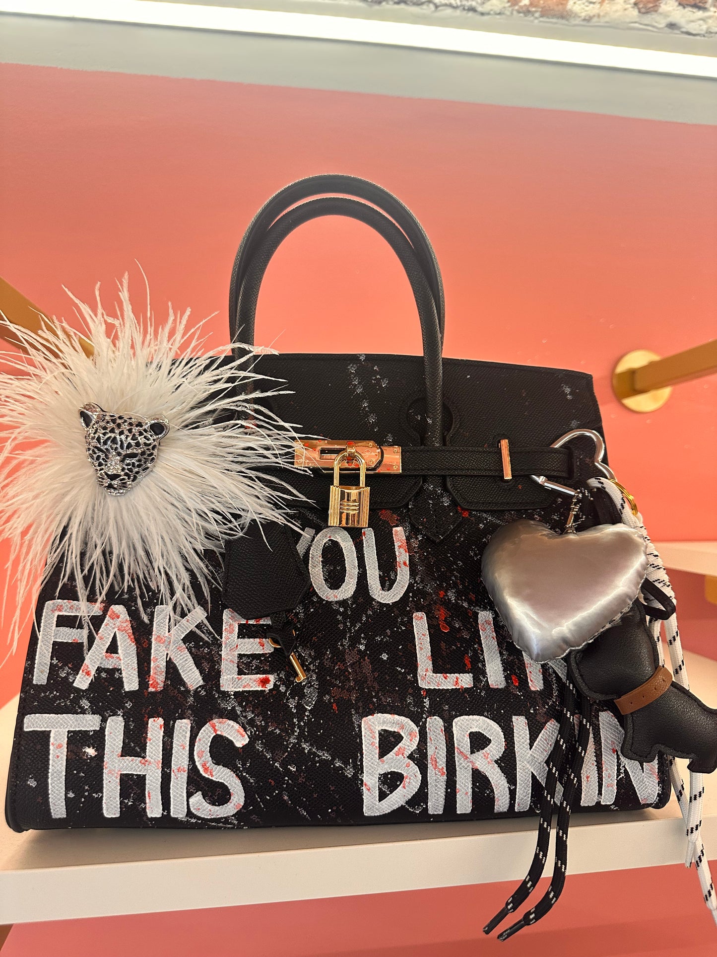 Birkin nera argento