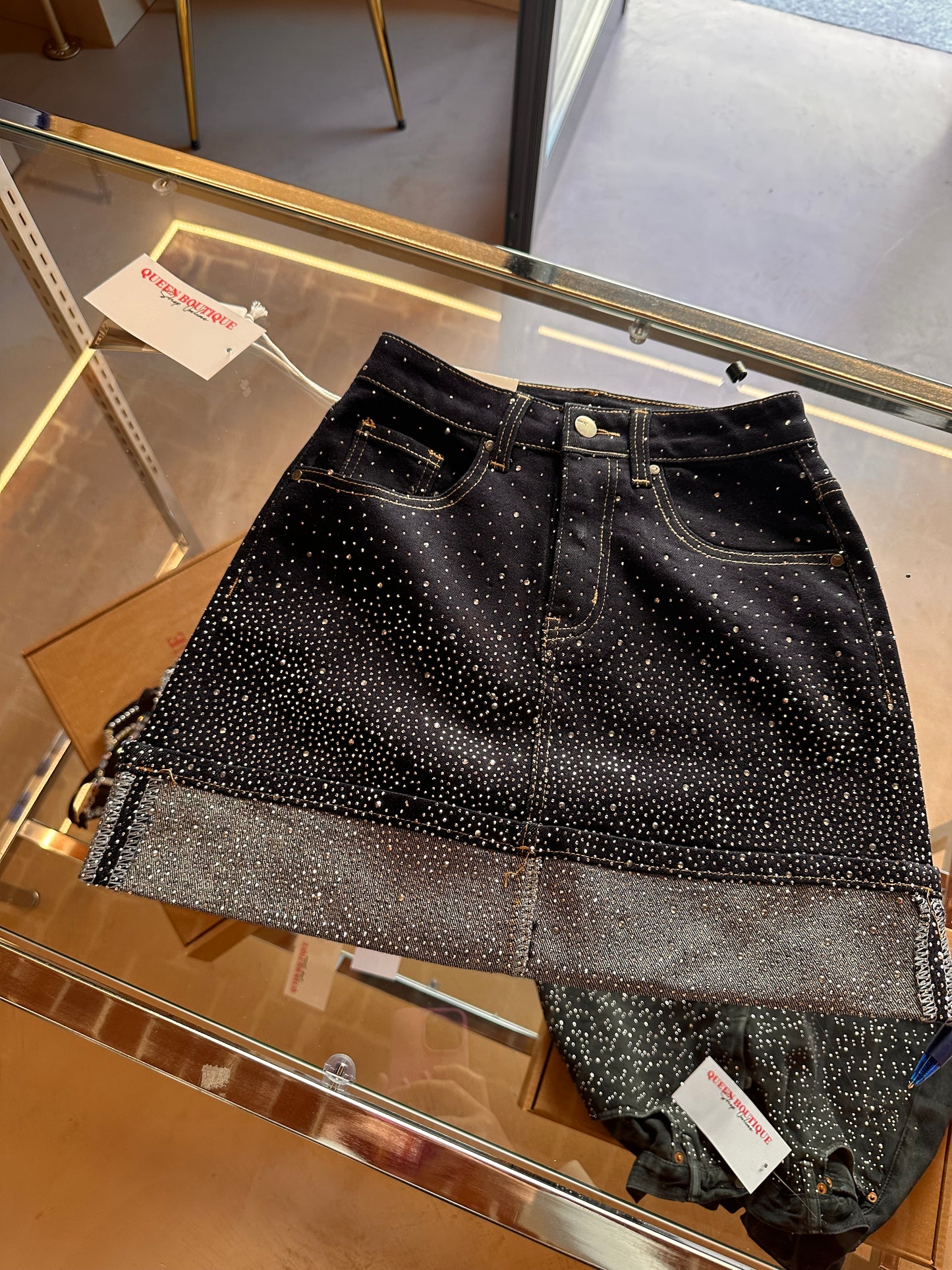 Gonna strass