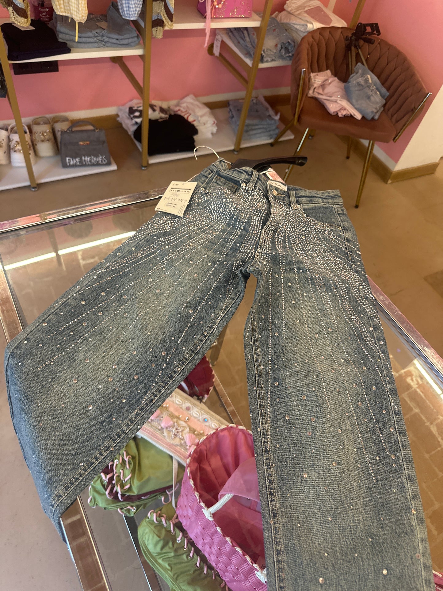 Jeans strass
