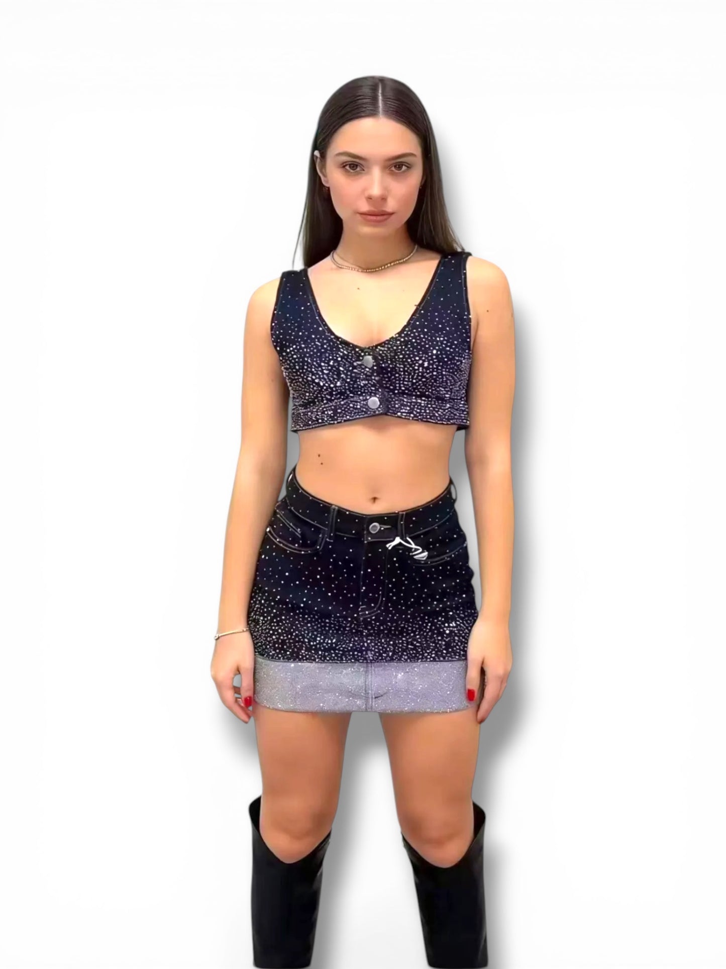 Gonna strass