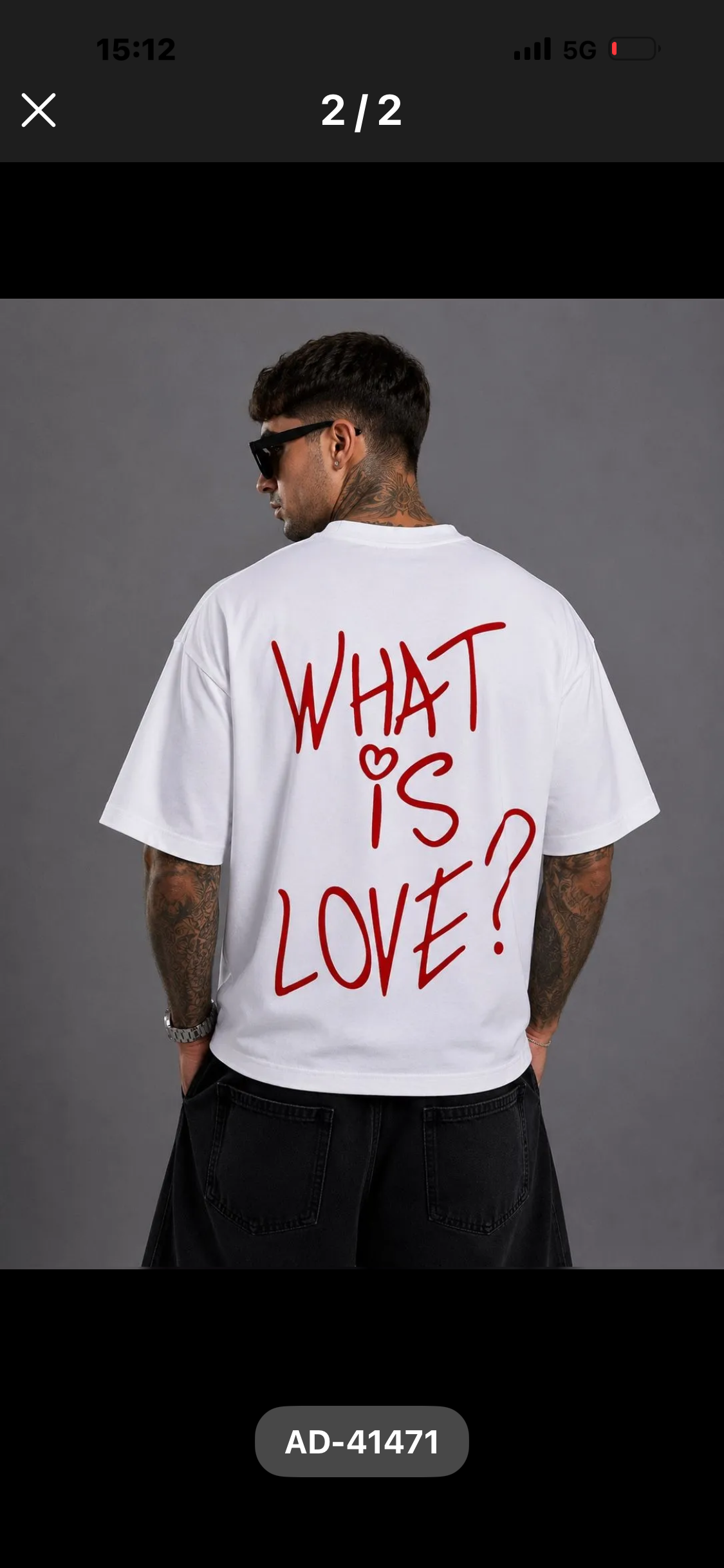 T-SHIRT, WHAT IS LOVE ❤️? Bianca