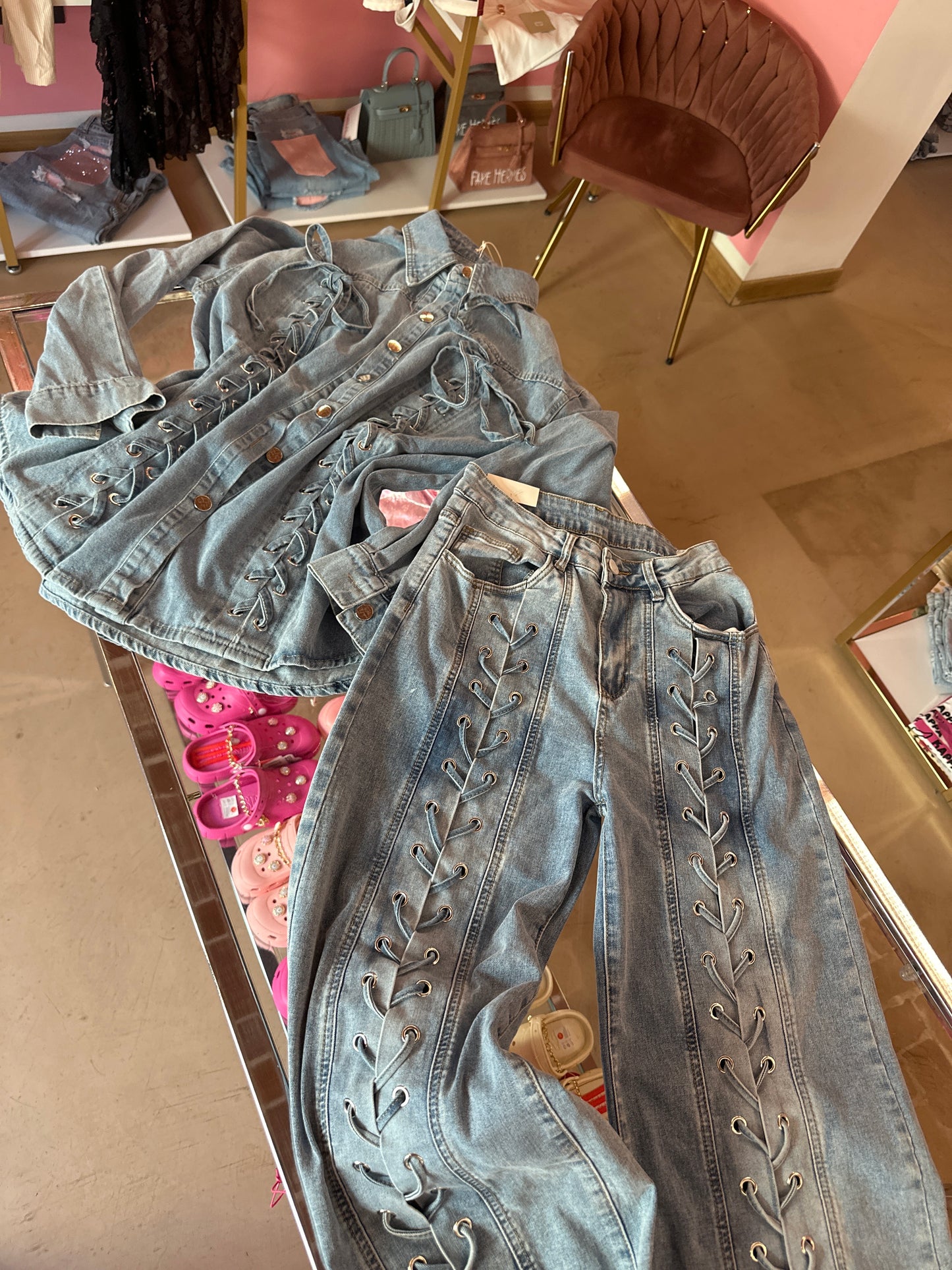 Jeans treccia