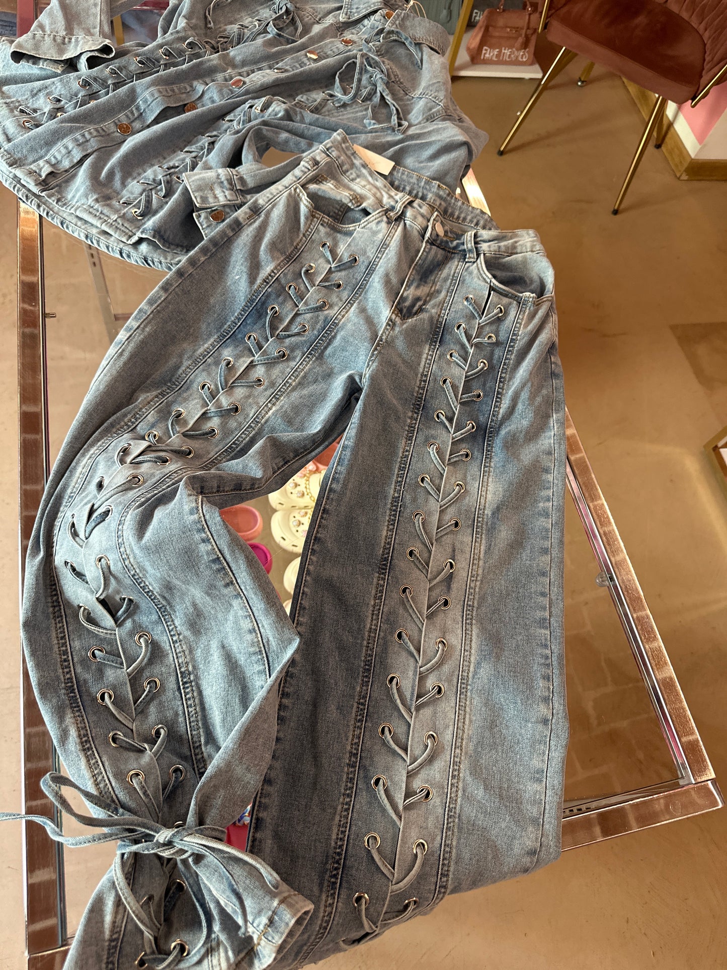 Jeans treccia