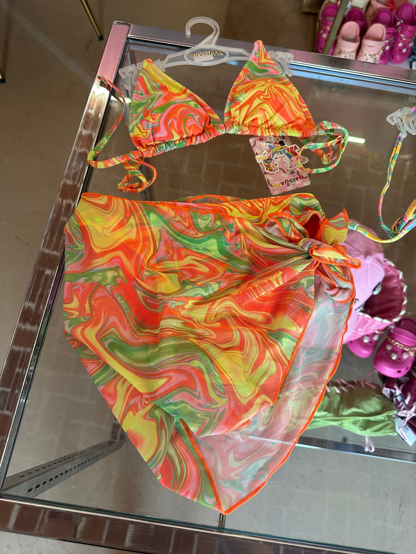 Costume 3 pezzi color 🧡💓☀️