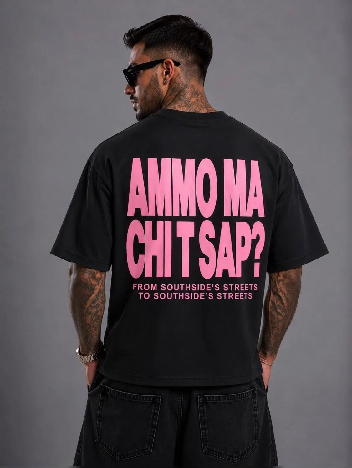 T-SHIRT AMMO MA CHI TE SAP NERA 🖤
