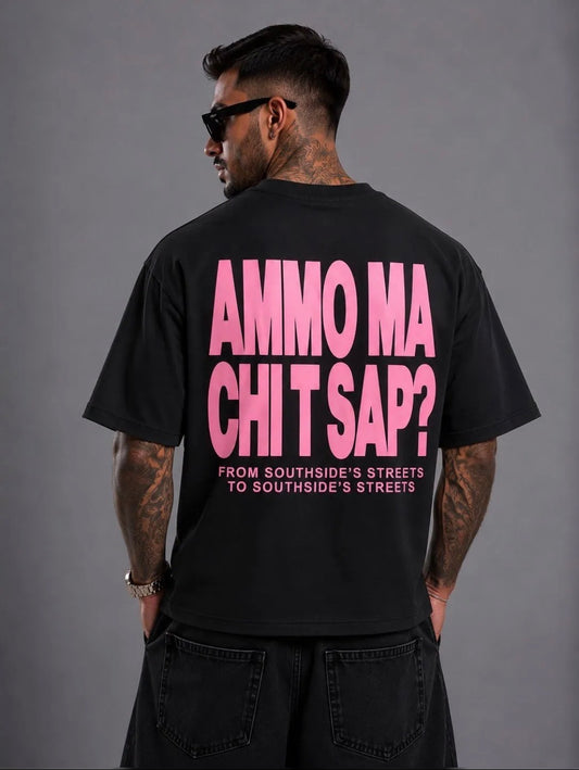 T-SHIRT AMMO MA CHI TE SAP NERA 🖤
