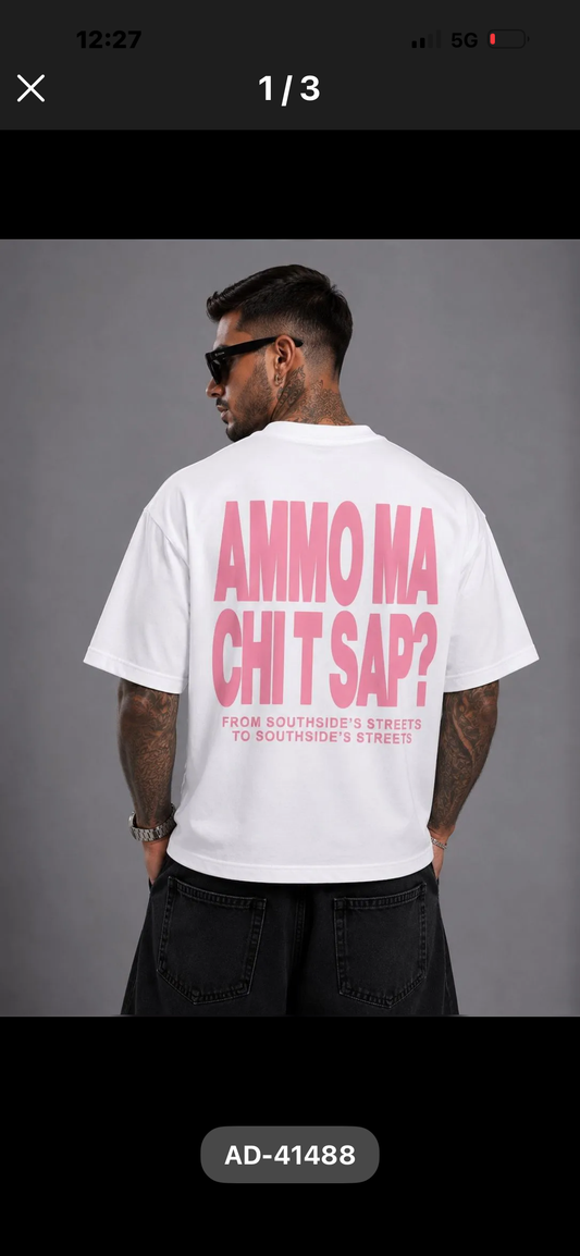 T-SHIRT AMMO MA CHI T SAP BIANCO