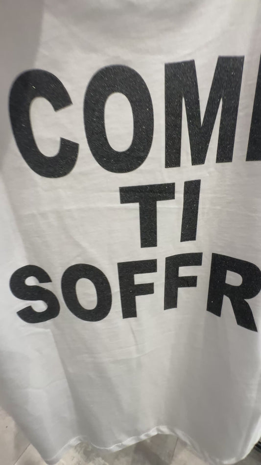 T-shirt  COME TI SOFRO ￼